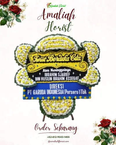 Papan Bunga Duka di Sumberrejo