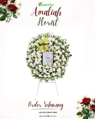 Krans Bunga Duka Cita di Sumberrejo