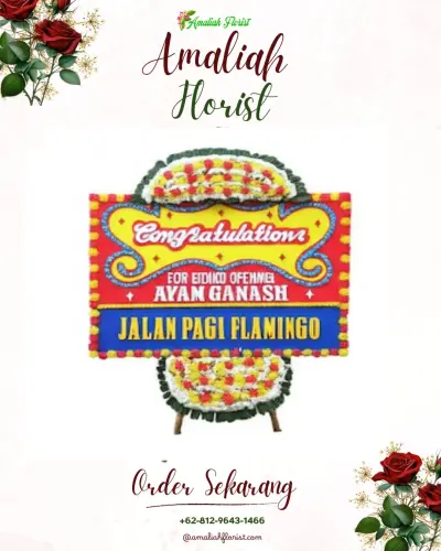 Bunga Papan Congratulation di Sumberrejo